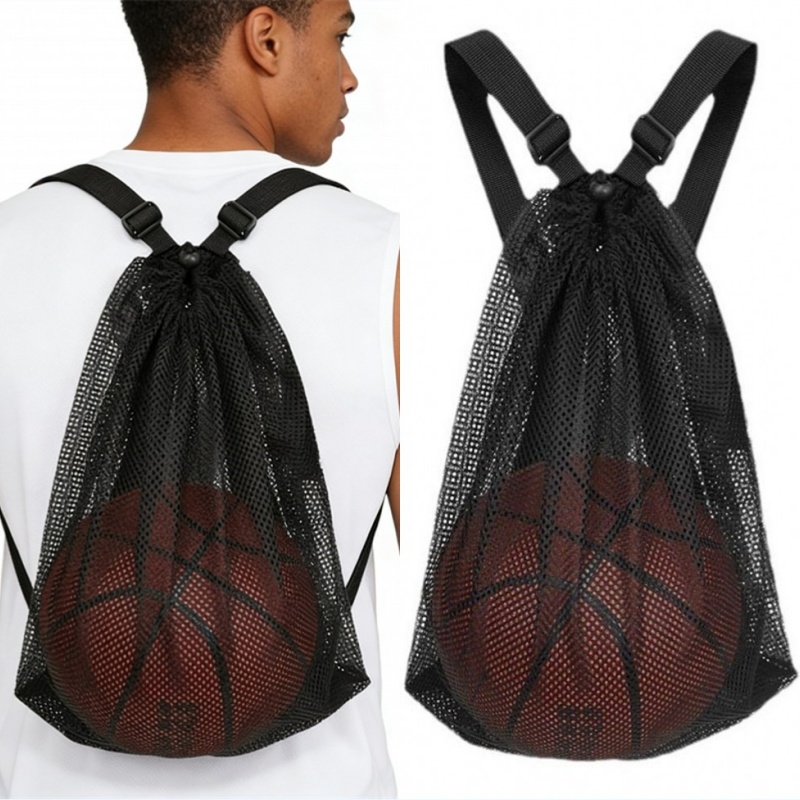 Portable Drawstring Mesh Backp - Drawstring Gym Bag 评论和价格