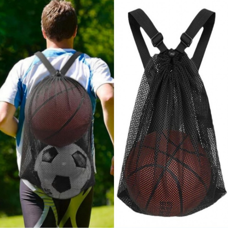 Portable Drawstring Mesh Backp - Drawstring Gym Bag 评论和价格