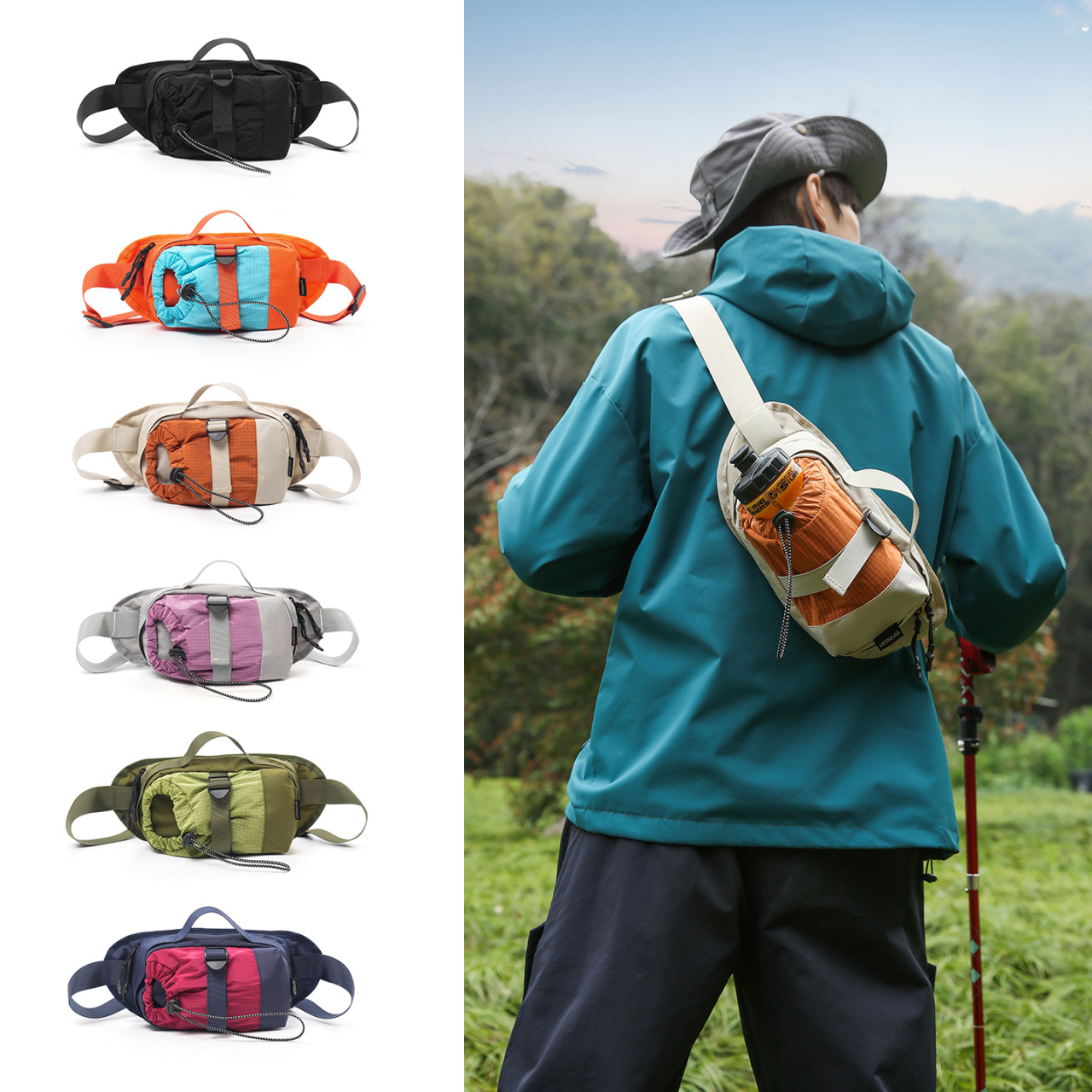 Unisex Crossbody Bag – Korean  - Hydration Pack Outdoor 评论和价格