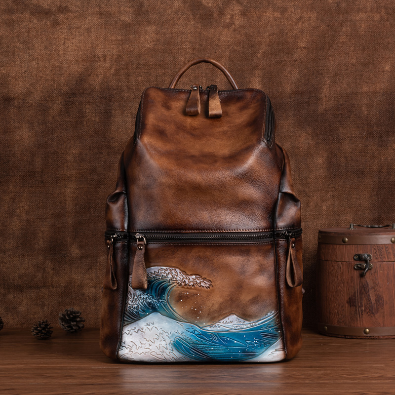 Johnature Genuine Leather Wome - Leather Backpack Vintage 评论和价格